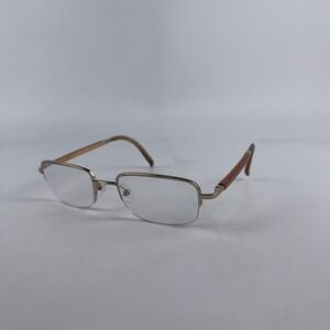 Saki‎ By Modo 804 Women's Eyeglasses Frame Brown Plastic Half Rim 52-19-140 mm